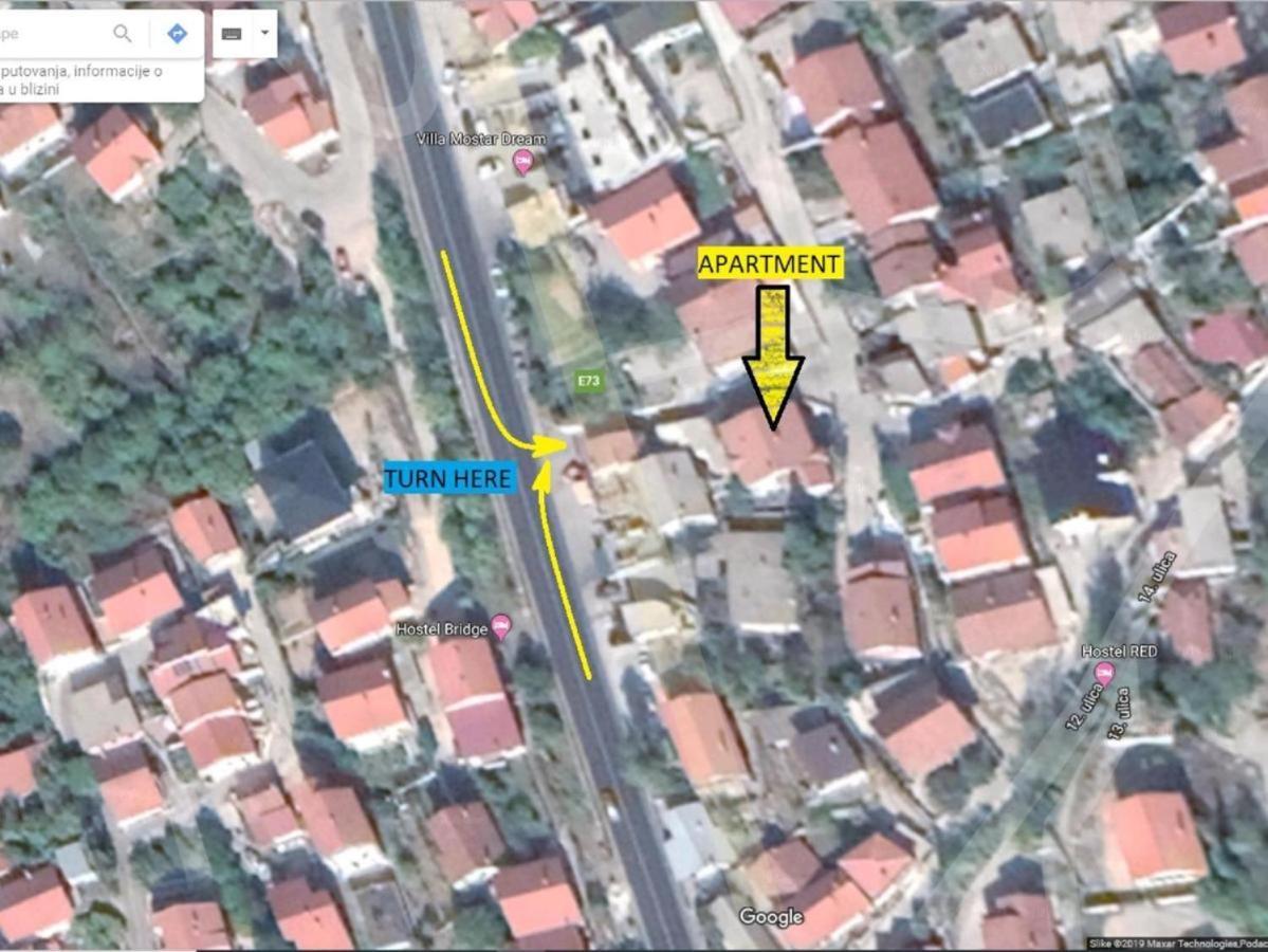 Apartman Seno Mostar Esterno foto
