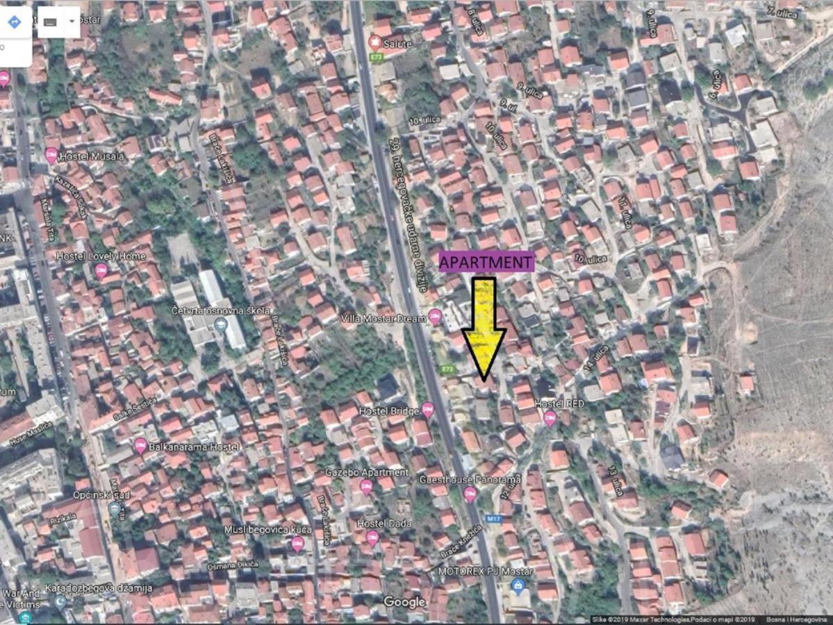 Apartman Seno Mostar Esterno foto