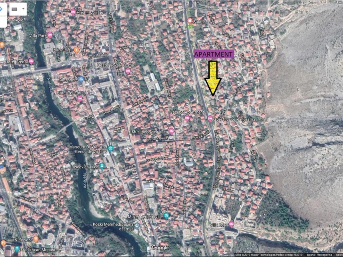 Apartman Seno Mostar Esterno foto